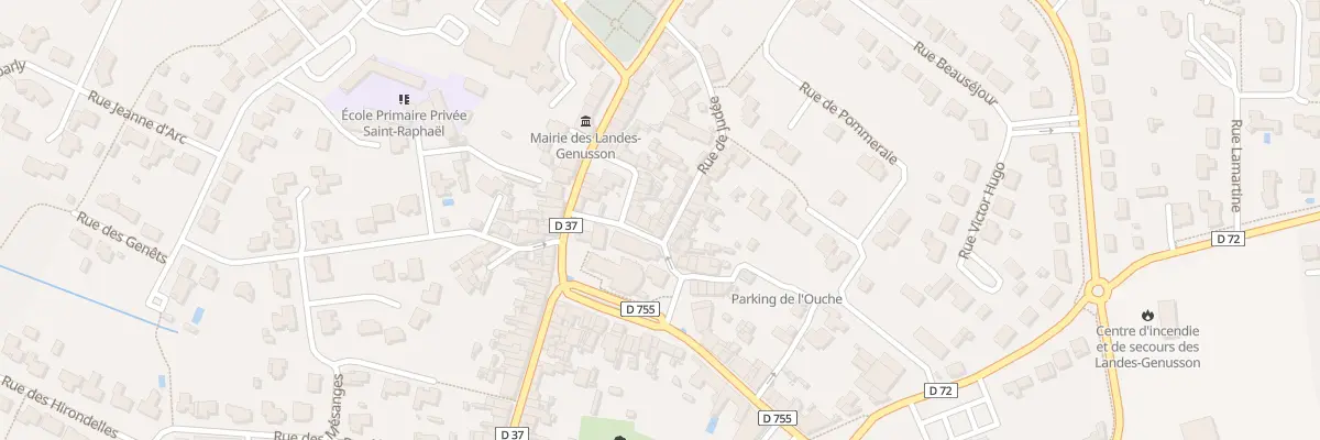 Plan du 7 Rue de la fontaine aux Landes-Genusson