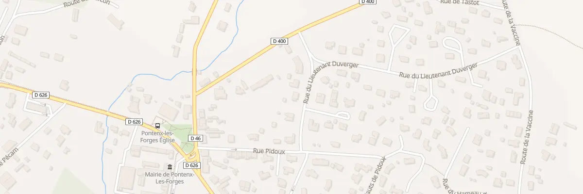 Plan du 5 Av du Lieutenant Duverger à Pontenx-les-Forges