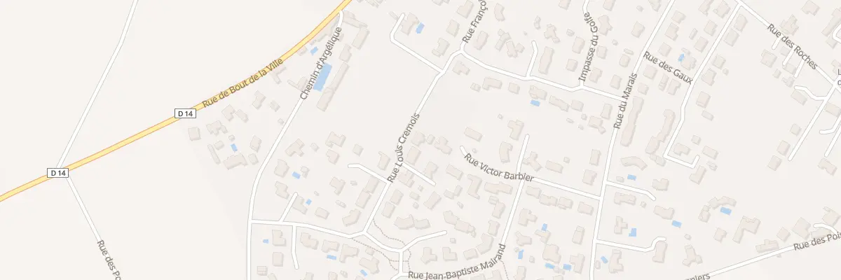 Plan du 20 Rue louis cremois à Sainte-Gemme-la-Plaine