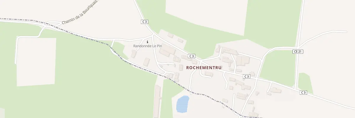 Plan du 6 Rochementru au Pin