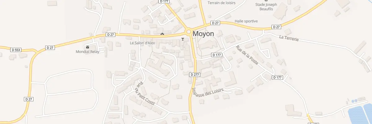 Plan du 60 Rue de la Mairie à Moyon Villages