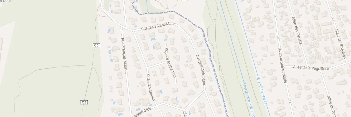 Plan du 5 Sq André Prat à La Teste-de-Buch