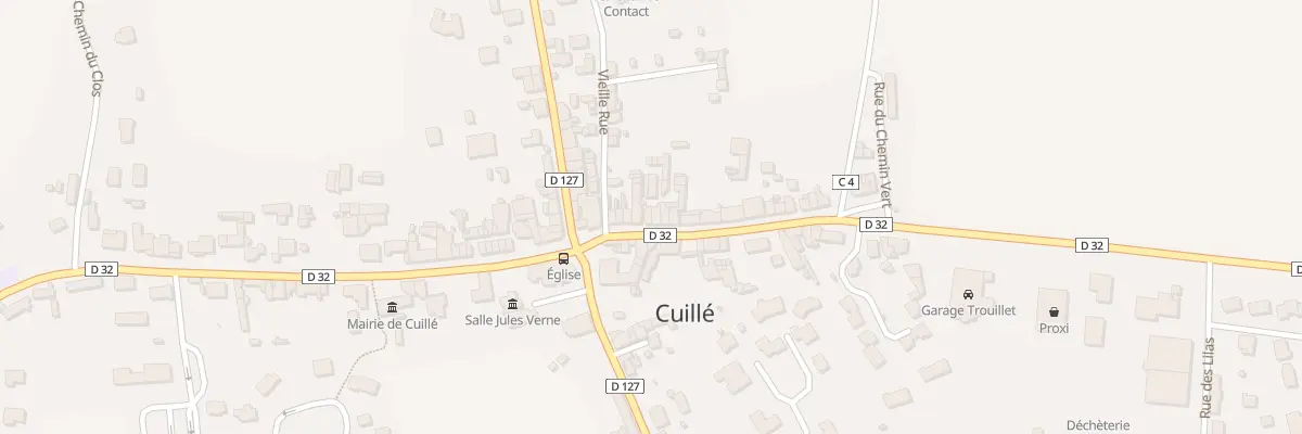 Plan du 13 Rue du Maine à Cuillé