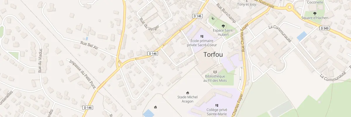 Plan du 1 Rue Pasteur (Torfou) à Sèvremoine