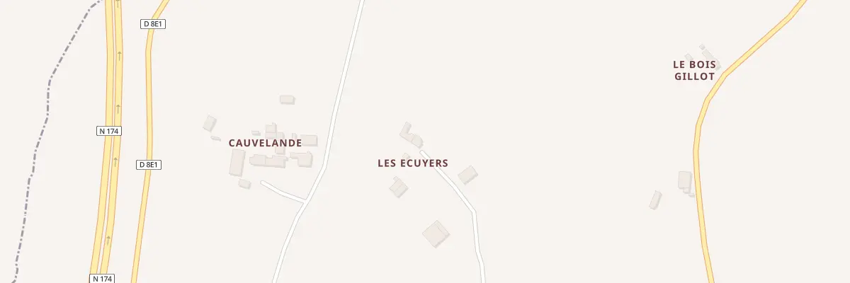 Plan du 2 Les Ecuyers à Saint-Fromond