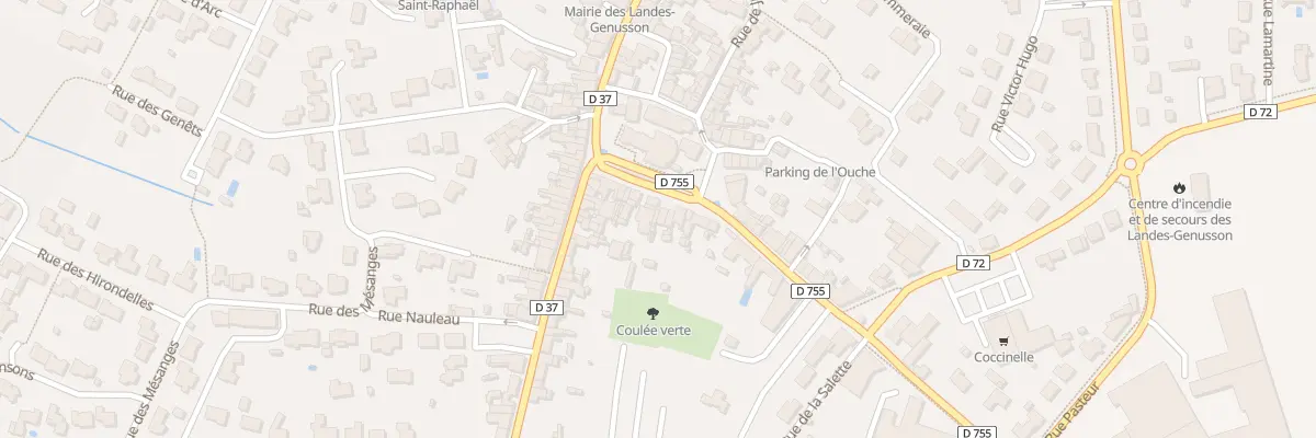 Plan du 5204 Rue du gal de gaulle aux Landes-Genusson