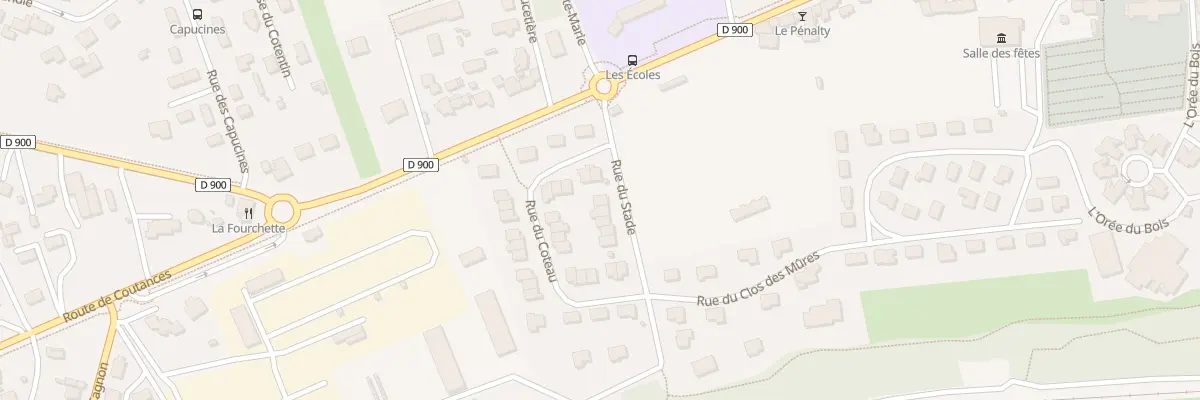 Plan du 2 Rue du Stade à Agneaux