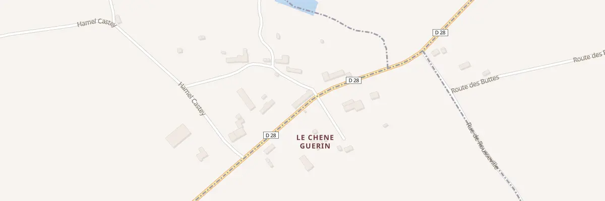 Plan du 5080 Le Chene Guerin à Margueray