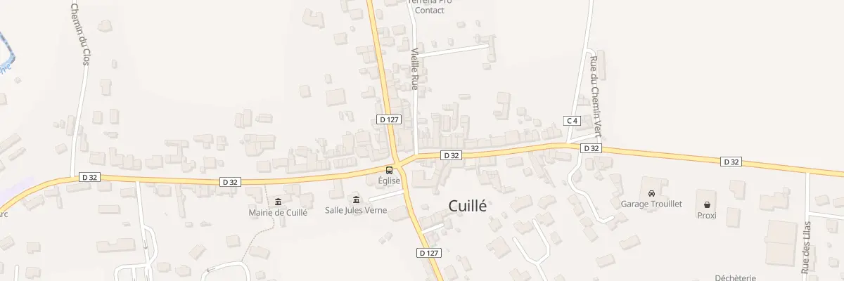Plan du 5 Rue du Maine à Cuillé