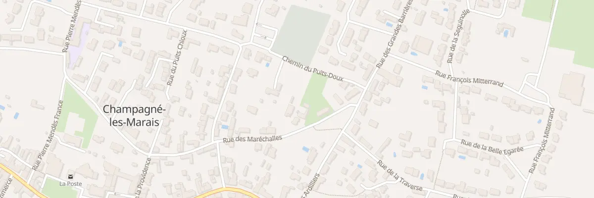 Plan du 9B Rue des marechalles à Champagné-les-Marais