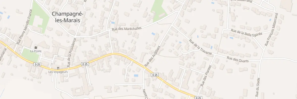 Plan du 31A Rue du huit mai à Champagné-les-Marais