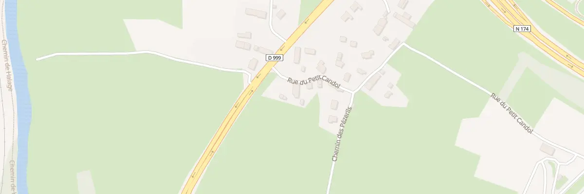 Plan de la Rue du Petit Candol à Saint-Lô