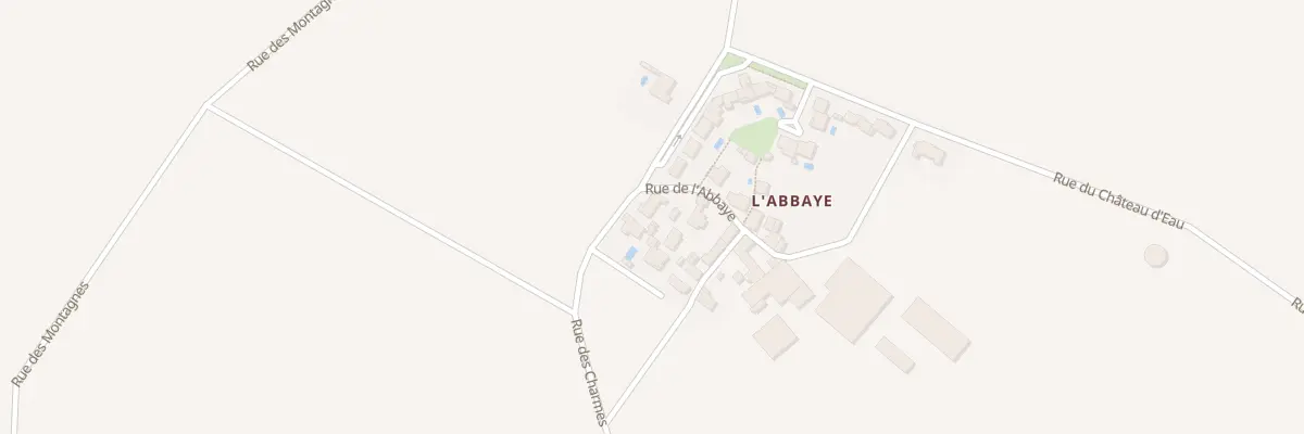 Plan du 6056 Abbaye Saint Hilaire à Puilboreau