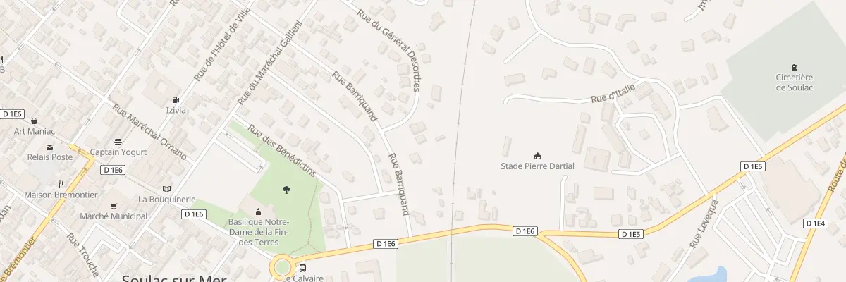 Plan du 40 Rue Barriquand à Soulac-sur-Mer