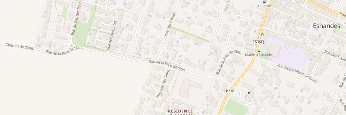 Plan du 3 Rue des Frênes à Esnandes