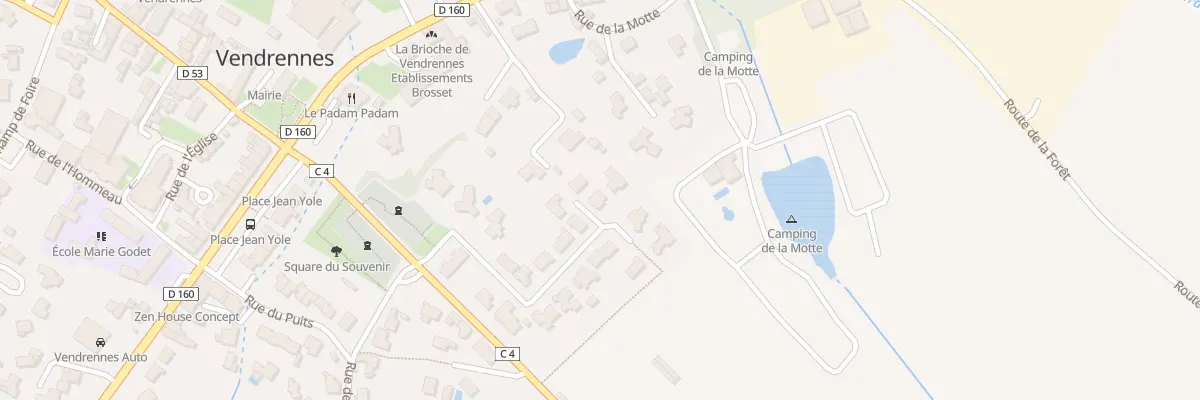 Plan du 2 Imp des Fauvettes à Vendrennes