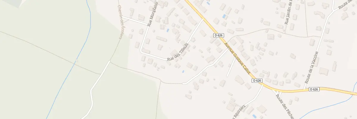 Plan du 133A Rue des Tilleuls à Pontenx-les-Forges