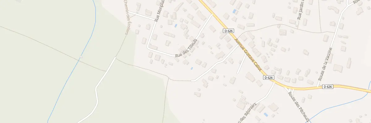 Plan du 133 Rue des Tilleuls à Pontenx-les-Forges