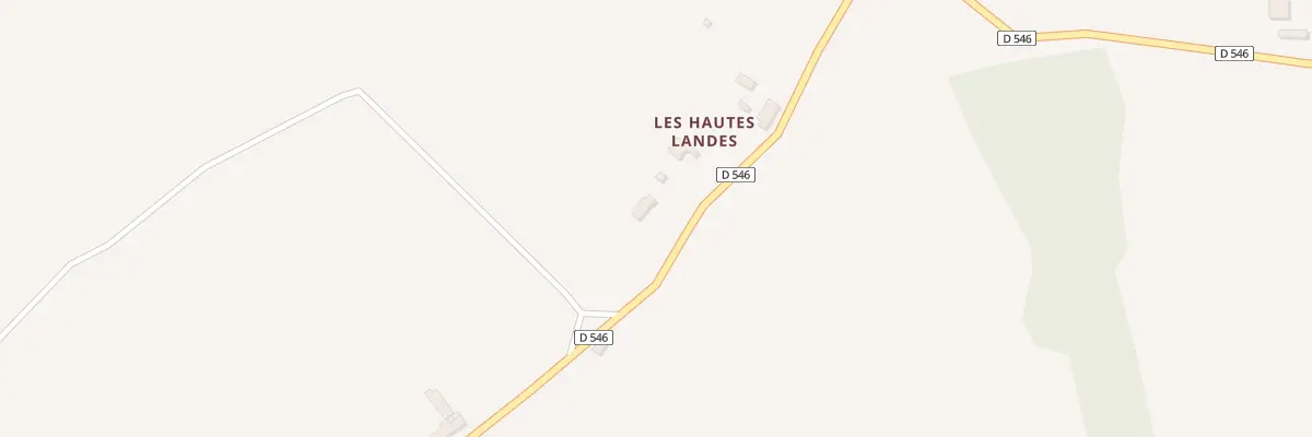 Plan du 6 Les Hautes Landes à Cavigny