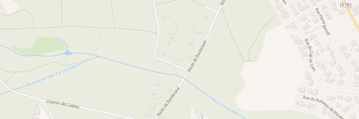 Plan du 588 Rte de Bordenave à Mées