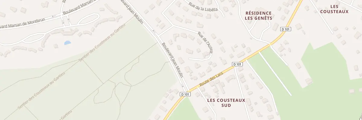 Plan du 15 Rue de l’Aconit à Soulac-sur-Mer