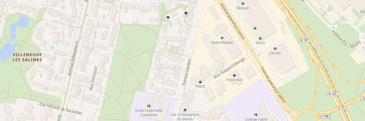 Plan du 2 Rue Brissot à La Rochelle