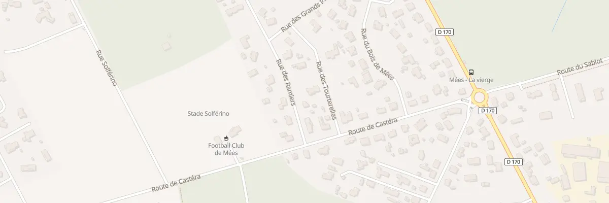 Plan du 62 Rue des Ramiers à Mées