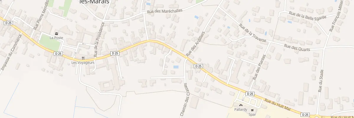 Plan du 40 Rue du huit mai à Champagné-les-Marais