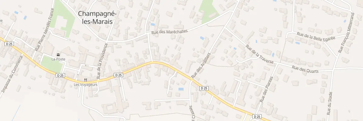 Plan du 31 Rue du huit mai à Champagné-les-Marais