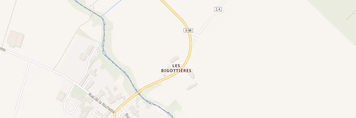 Plan du 5121 Les Bigottières à Sainte-Pexine