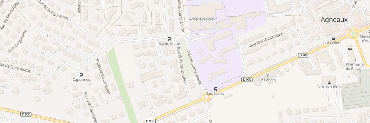 Plan du 8 Rue de la Doucetière à Agneaux