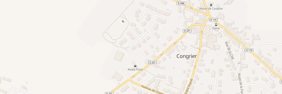 Plan du 5 Lot de la Crx de Pierre à Congrier