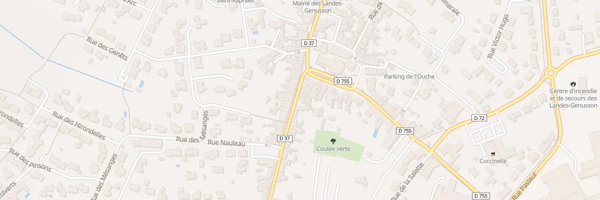 Plan du 12 Rue georges clemenceau aux Landes-Genusson