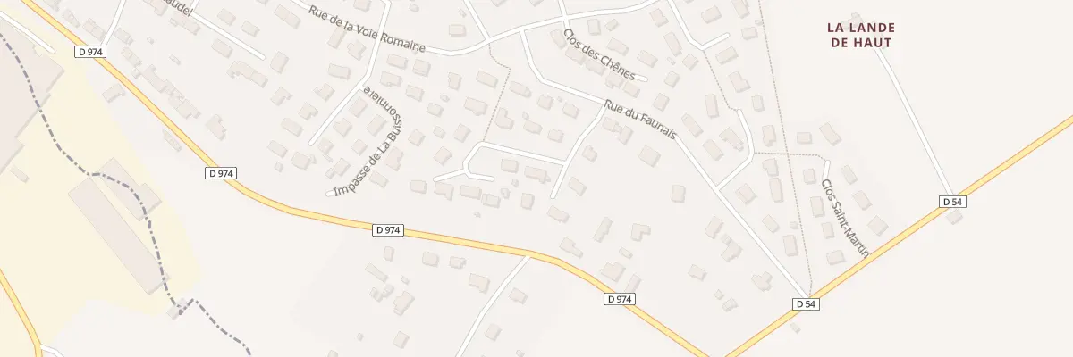 Plan du 11 Rue des Charmilles à La Meauffe
