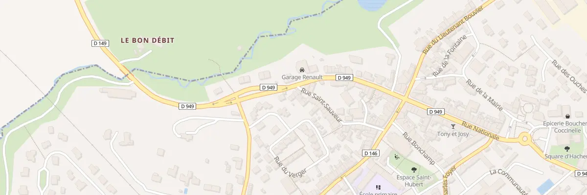 Plan du 14 Rue Nationale (Torfou) à Sèvremoine