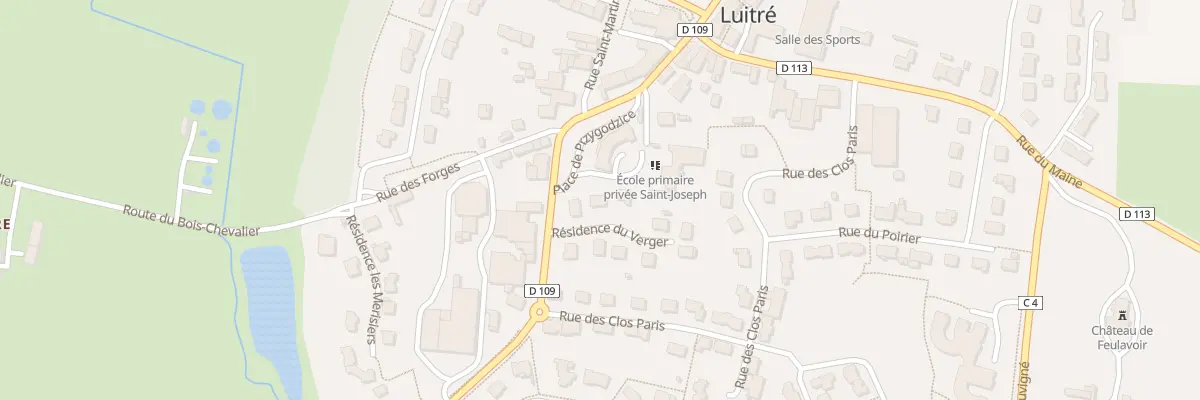 Plan du 9 Res du Verger à Luitré-Dompierre