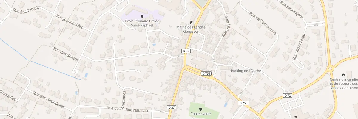 Plan du 5706 Rue alfred démangeât aux Landes-Genusson