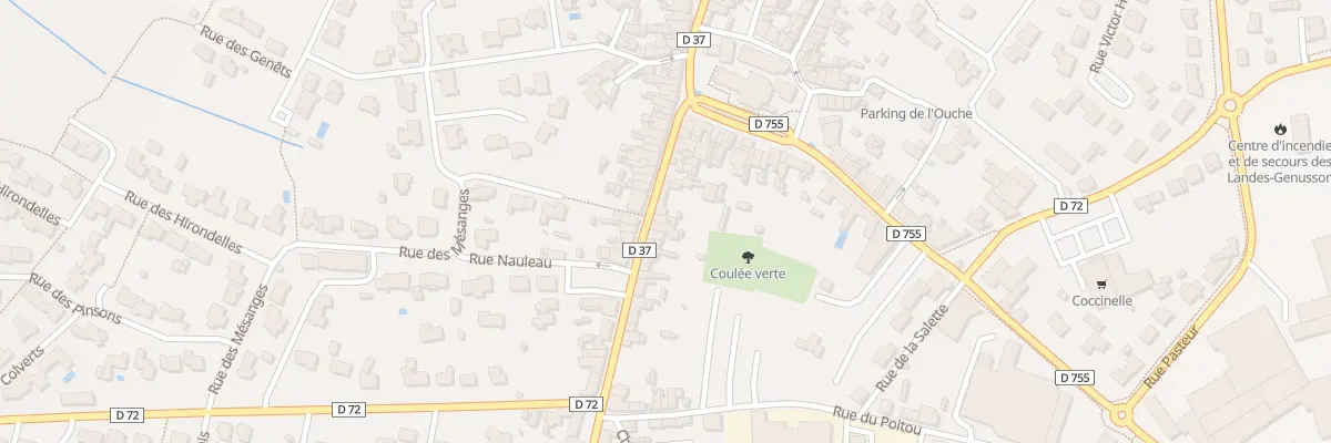 Plan du 20 Rue georges clemenceau aux Landes-Genusson