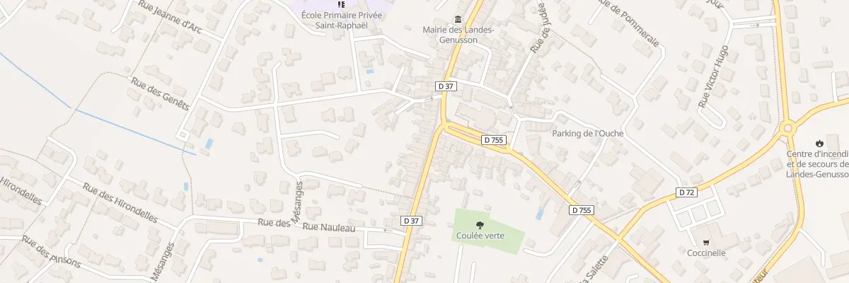 Plan du 3 Rue georges clemenceau aux Landes-Genusson