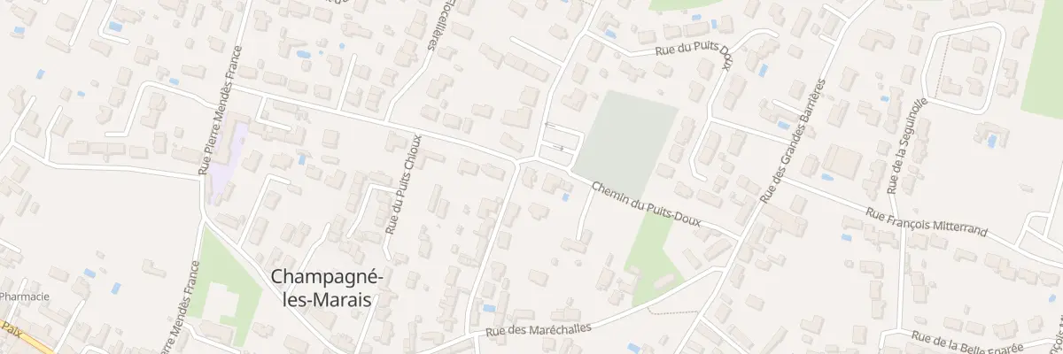 Plan du 14 Rue des flocellières à Champagné-les-Marais