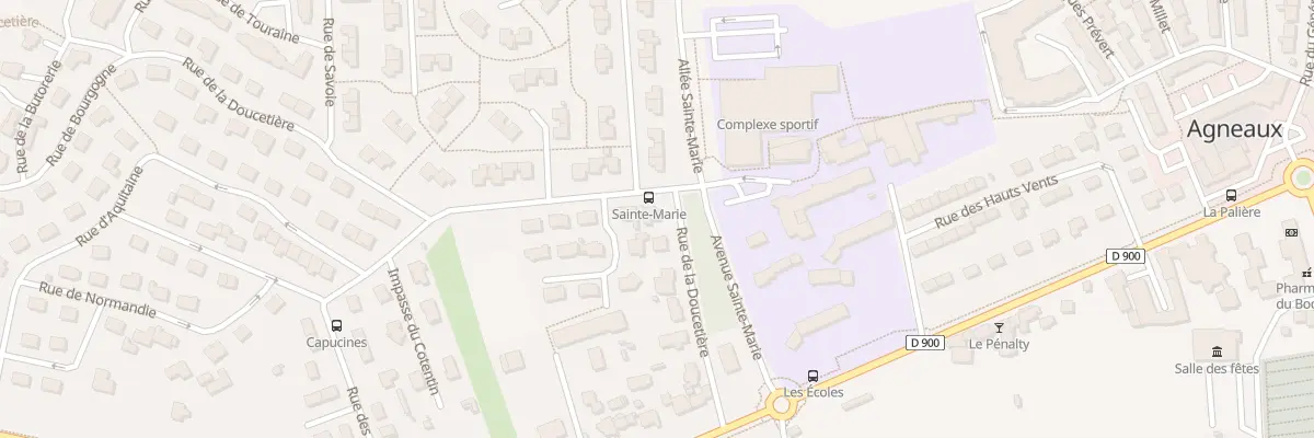 Plan du 9 Rue de la Doucetière à Agneaux
