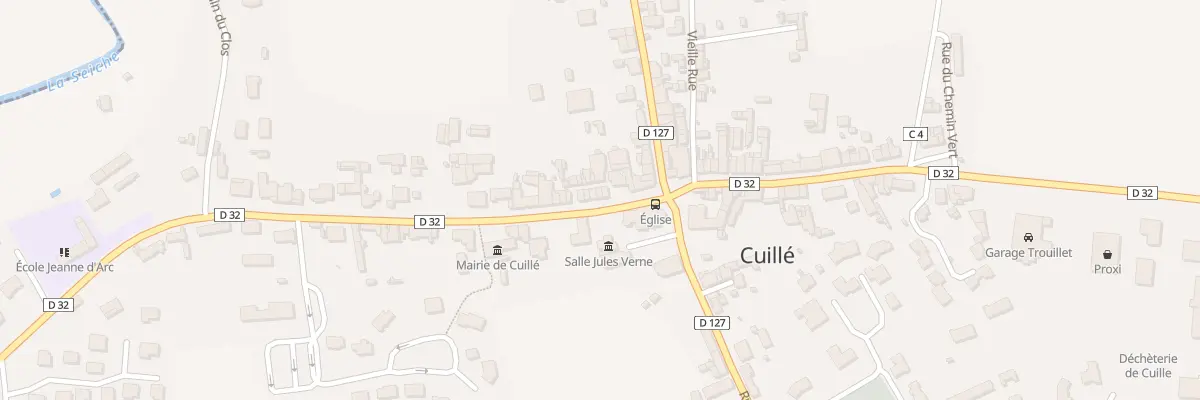 Plan du 12 Rue de Bretagne à Cuillé
