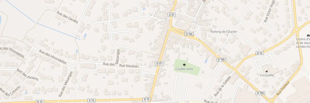 Plan du 19 Rue georges clemenceau aux Landes-Genusson