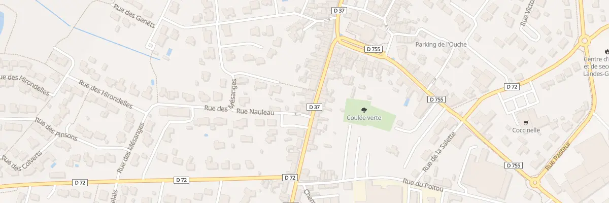 Plan du 25 Rue georges clemenceau aux Landes-Genusson