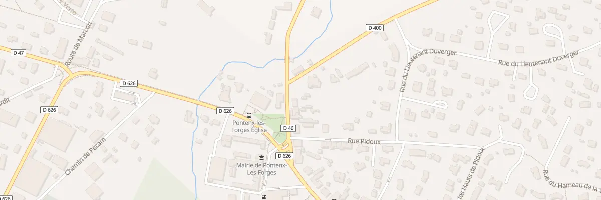 Plan du 142 Av de Parentis à Pontenx-les-Forges