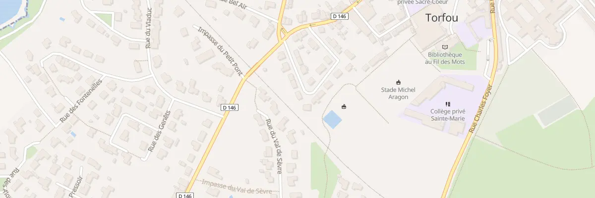 Plan du 21 Rue de la Bretesche (Torfou ) à Sèvremoine
