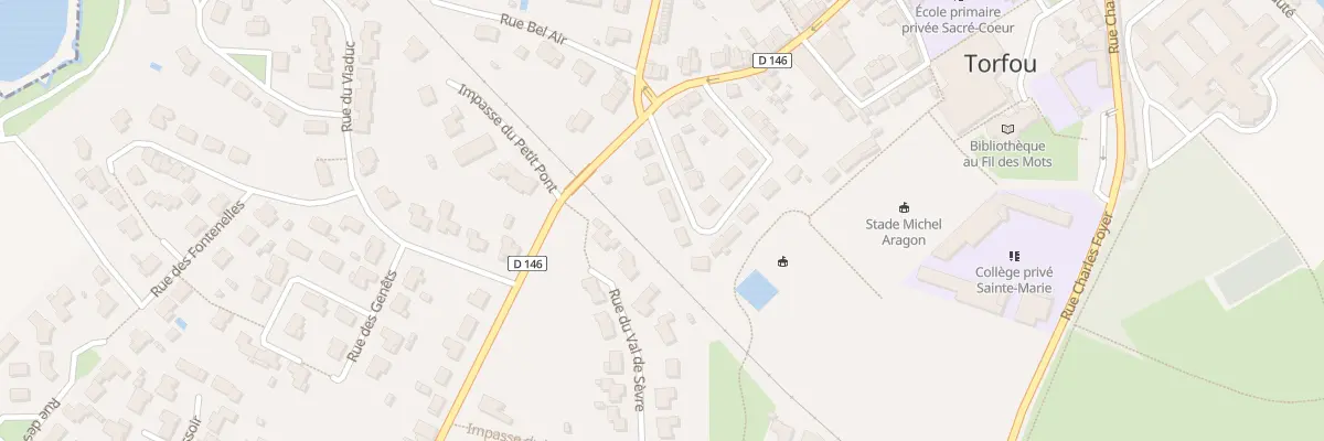 Plan du 23 Rue de la Bretesche (Torfou ) à Sèvremoine