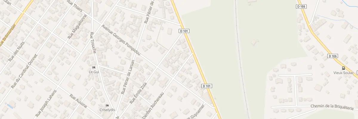 Plan du 1 Rue Denfert Rochereau à Soulac-sur-Mer