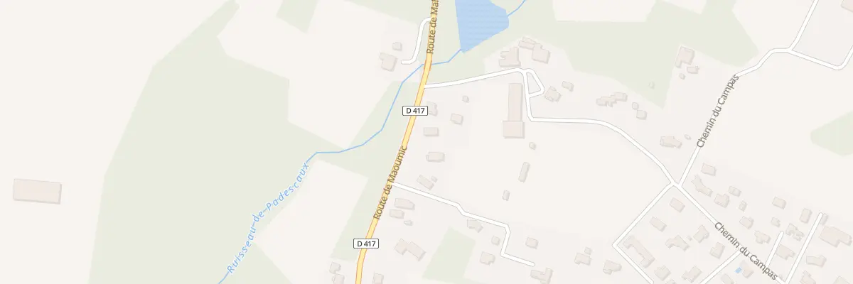 Plan du 720 Rte de Mahoumic à Peyrehorade