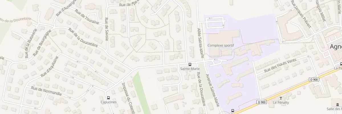 Plan du 14 Rue de la Doucetière à Agneaux